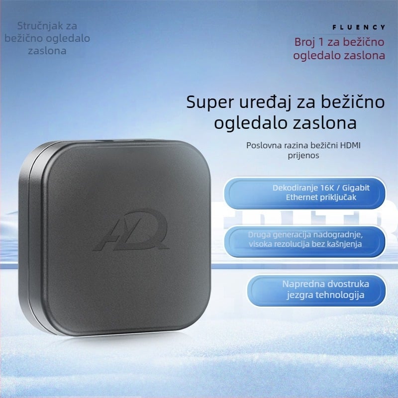 Bežični uređaj za zrcaljenje zaslona W25s, HDMI sučelje, 1080p izlaz, RK3036 A210 procesor, podrška TF kartici