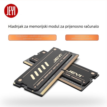 Hlađenje memorije za prijenosno računalo, bakar + grafen, DDR4/DDR5 kompatibilno, za memorijske module, 50 g