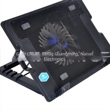 MIKUSO hlađenje za notebook, poboljšano izdanje, model 235, metalna mreža, hlađenje ventilatorom