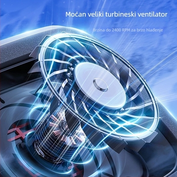 Radijator za notebook FL08 - zračno hlađenje, 1 ventilator, 1 m kabel, ABS