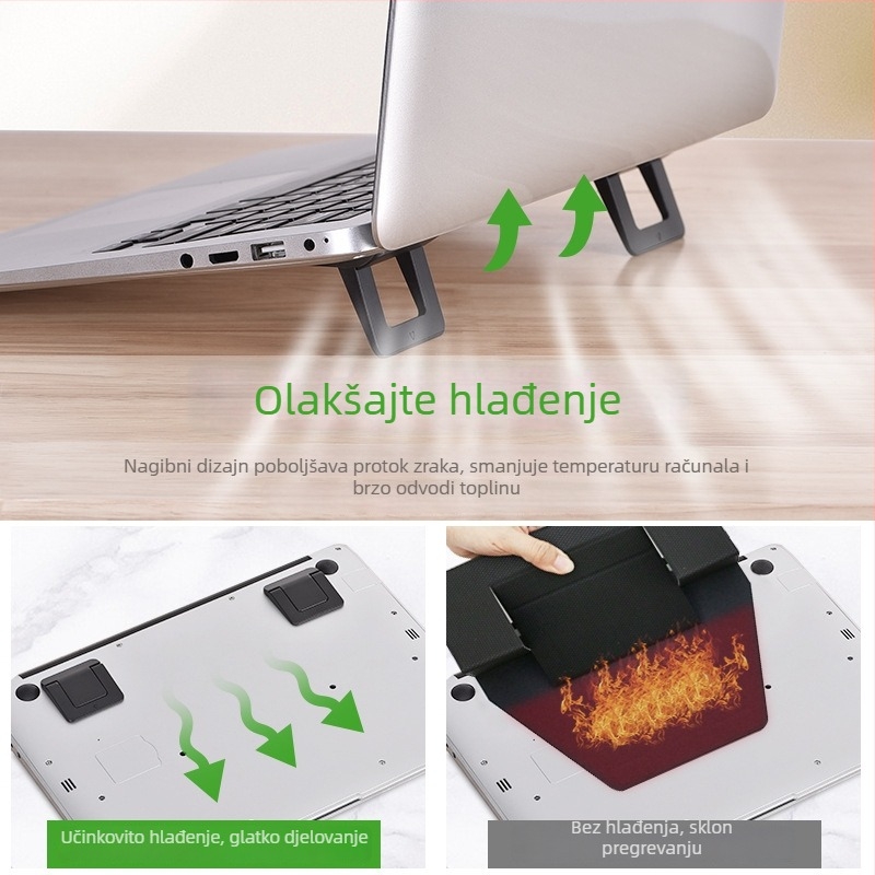 Stojalo za laptop – Model 02919, Tip 6145937, Plastično, Prijenosno, Multifunkcionalna podloga za podizanje