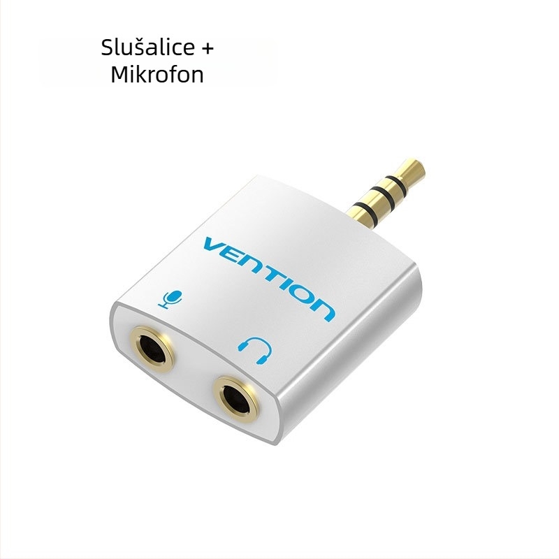 Slušalački splitter 1-2 adapter, zvučni izlaz, bakreno jezgro, model BDA/BDB, brzina prijenosa 1000