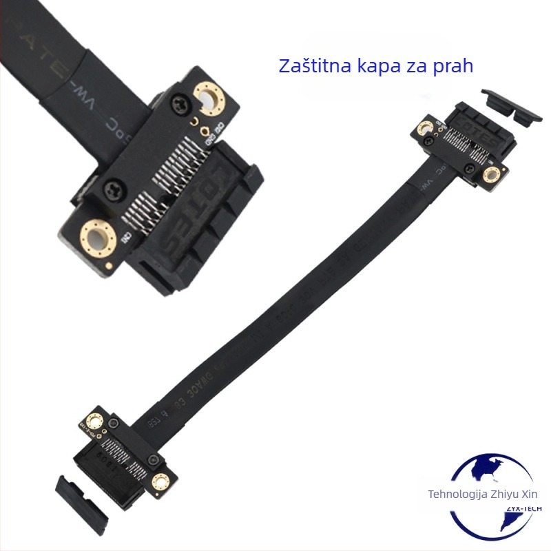 Adapter kabel za grafičku karticu, PCIe x1 na PCIe x1, PCIe 3.0, muški–muški konektor