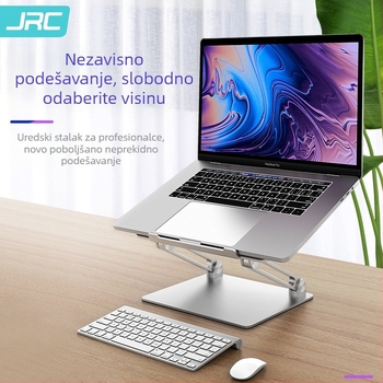 Svestran prijenosni stalak za laptop, aluminijska legura, sklopiva baza za raspršivanje topline, dizajn s podizanjem, model Z2 Pro, kompatibilan s laptopima i iPadom