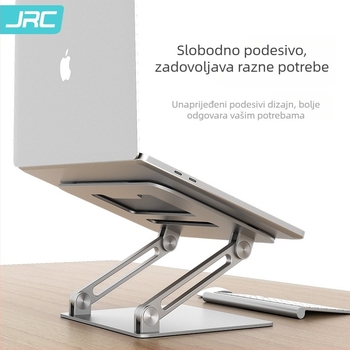 Svestran prijenosni stalak za laptop, aluminijska legura, sklopiva baza za raspršivanje topline, dizajn s podizanjem, model Z2 Pro, kompatibilan s laptopima i iPadom