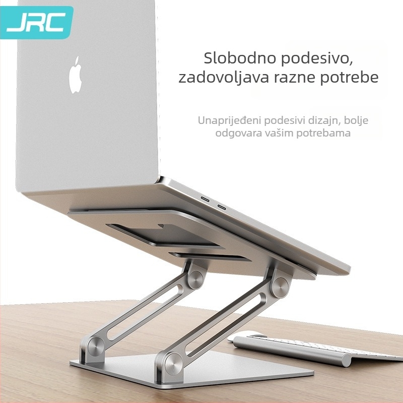 Svestran prijenosni stalak za laptop, aluminijska legura, sklopiva baza za raspršivanje topline, dizajn s podizanjem, model Z2 Pro, kompatibilan s laptopima i iPadom