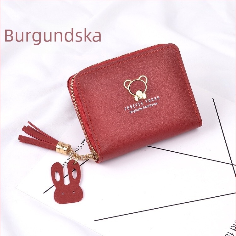 Ženska mini novčanik i držač kartica, model Y803, PU koža, gradski stil, ultra lagan, zaštita od krađe
