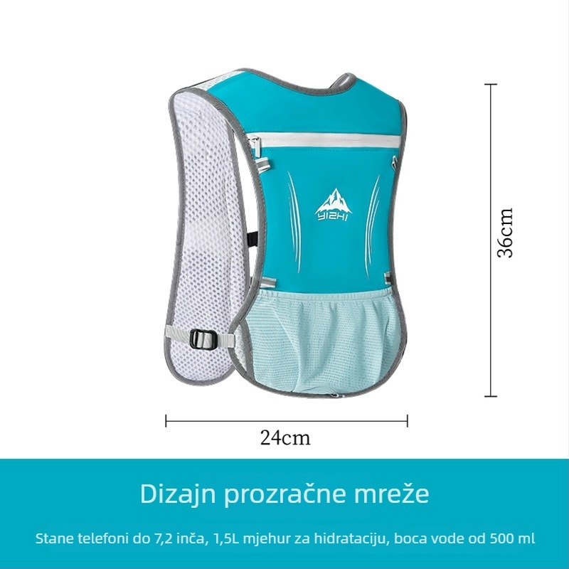 Unisex ruksak s hidriranjem za cross-country trčanje, planinarenje i alpinizam