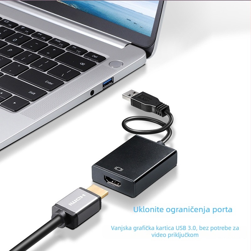 Video adapter USB 3.0 na HDMI YYT — HDMI sučelje, podrška 1080P, bakreno jezgro