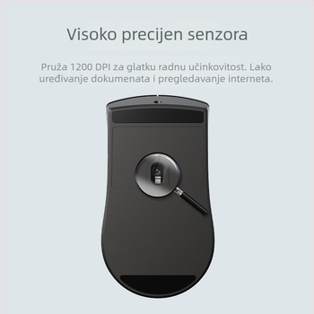 Lenovo Kn210 bežični set tipkovnice i miša – ergonomski dizajn, Bluetooth tipkovnica i Bluetooth miša, 1200 DPI