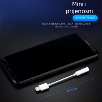 TPC adapter kabel za slušalice, univerzalan za sve TPC portove za slušalice, licencirana privatna oznaka