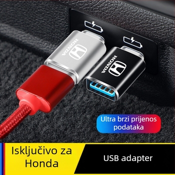 Kabel USB Type-C na USB za punjenje u automobilu, kompatibilan s Honda UR-V, Lingpai i HR-V.