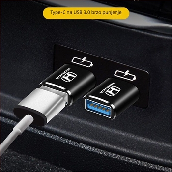Kabel USB Type-C na USB za punjenje u automobilu, kompatibilan s Honda UR-V, Lingpai i HR-V.