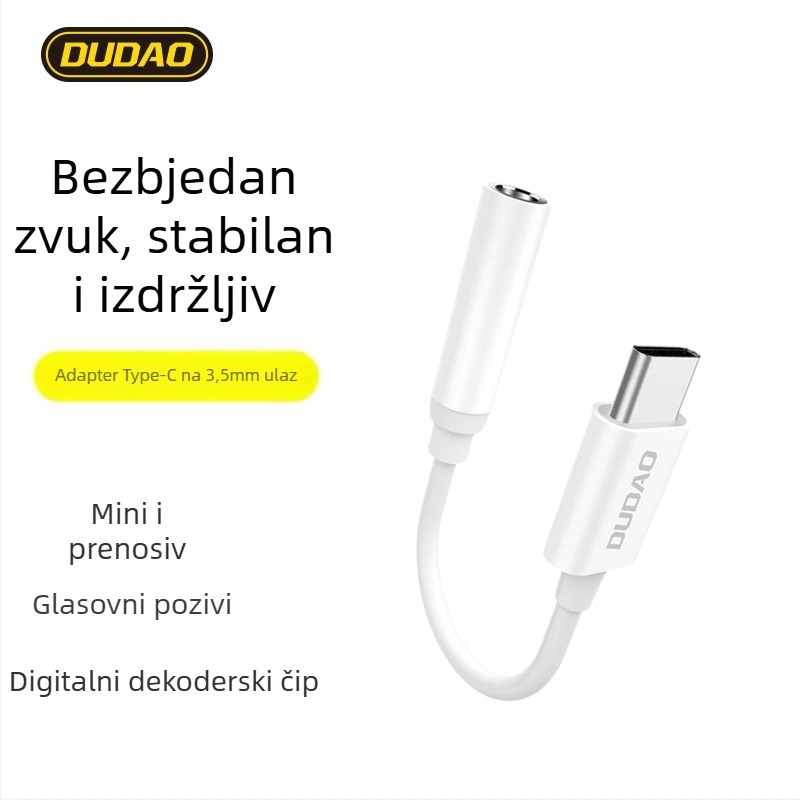 Unique L16C Type-C na 3,5 mm audio pretvarač kabel