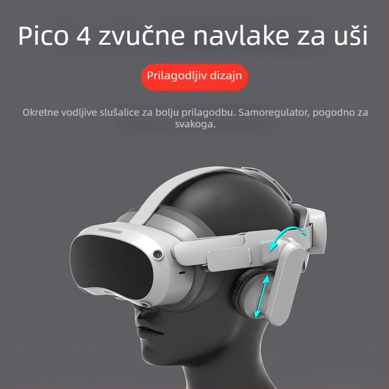 Pico 4 Ultra zvučne prijenosne jastučiće za VR slušalice – kanal protiv smetnji
