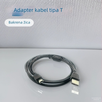 Mini USB kabel za podatke, USB s 5 pinova, adapter kabel s T-tip portom za uređaje za snimanje