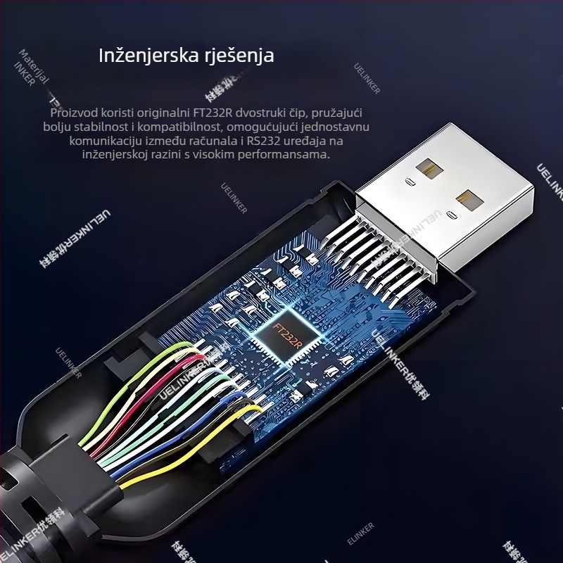 RS485 USB RJ45 RJ12 serijski kabel za nadzor litijskih baterija u BMS sustavima pohrane energije