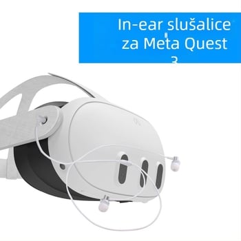 In-ear slušalice za Meta Quest 3 – ZYDTEK, model Meta Quest 3, 3,5 mm audio sučelje, aluminijska legura, težina 18 g