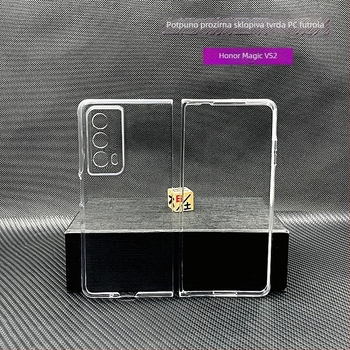 Prozirni PC kućište za Honor Magic VS2, lagano i tanko, kompatibilno s preklopnim zaslonom, otporno na padove, otporan na otiske prstiju, visoka jasnoća