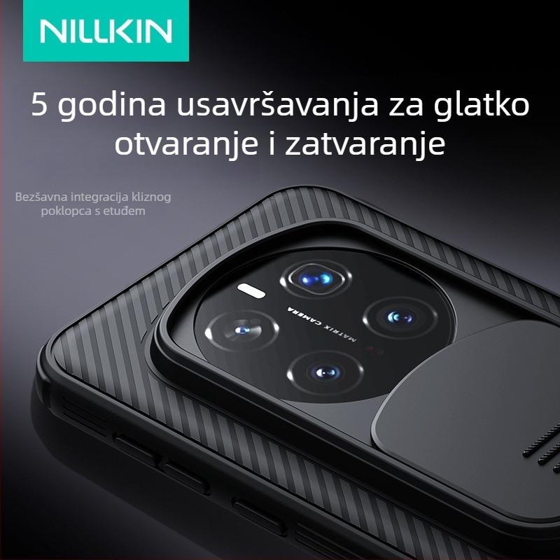 Nillkin tvrdi kućište za Glory Magic 7 Pro – TPU+PC, klizni poklopac leće anti-peeping, otpornost na pad, Mirror Pro