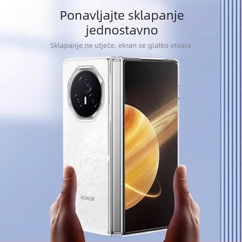 Futrola za HONOR MagicV5 s sklopnim dizajnom, PC materijal, elektroplatinirana završna obrada, zaštita od padova