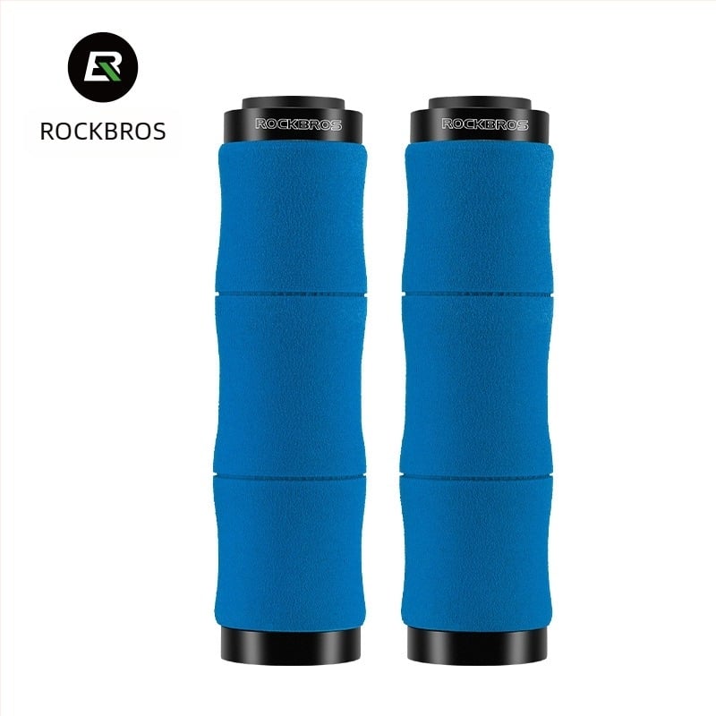 ROCKBROS Navlaka za ručicu upravljača bicikla s spužvom, EVA + aluminijski dvostruki prsten za zaključavanje, protuklizno, apsorpcija udara – MTB pribor