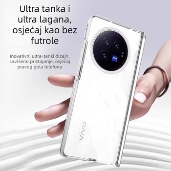 Kućište za Vivo X Fold 5, tvrdi PC kućište, elektroplatirani završetak, zaštita od padova, jednostavan stil