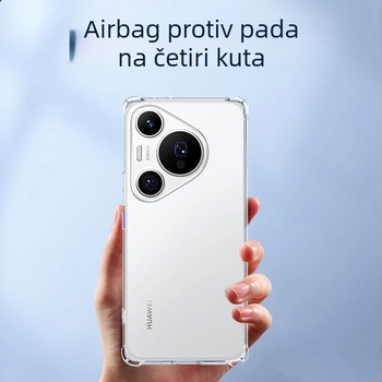 Prozirna futrola s airbagom za Huawei Pura70, 70 Pro+, 70 Ultra – potpuna zaštita i zaštita leće na četiri kuta