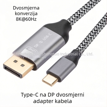 Kabel adapter Type-C na DP, dvosmjerni, 8K60Hz, 10Gbps