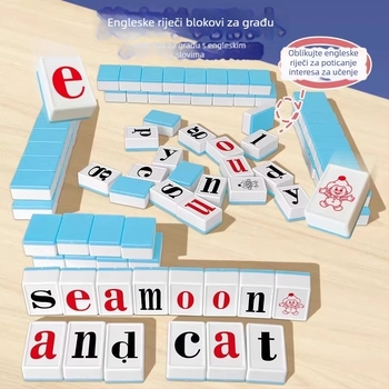 Emoji paket s Pinyin Mahjong slovima i društvena igra s karticama za spajanje za djecu – plastična puzzle, porijeklo Chenghai, uzrast 7–14, intelektualni razvoj