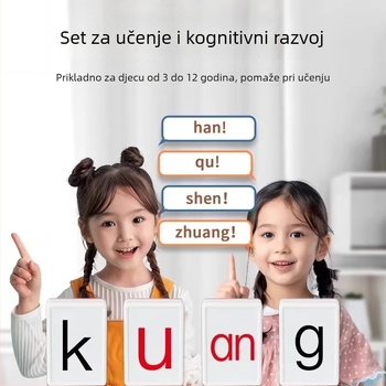 Emoji paket s Pinyin Mahjong slovima i društvena igra s karticama za spajanje za djecu – plastična puzzle, porijeklo Chenghai, uzrast 7–14, intelektualni razvoj