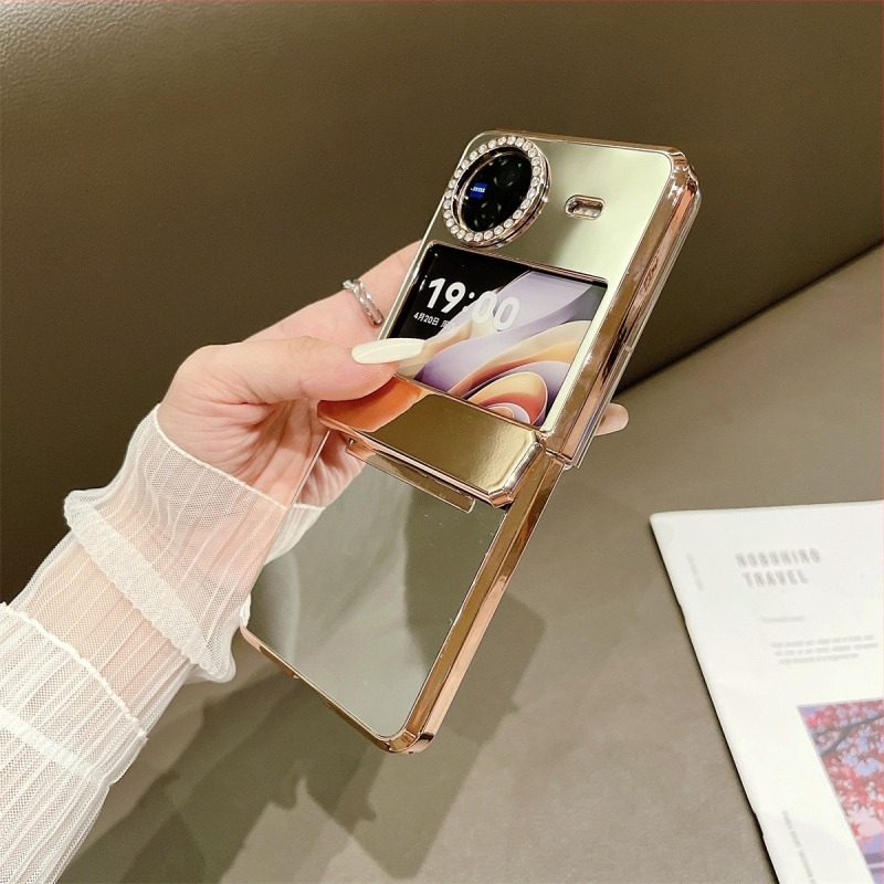 Kućište Vivo X Flip s preklopnim zaslonom i ogledalom – Materijal: PC Leather, Proces: injekcijsko prešanje, Zaštita od udara, Otporan na habanje, Otporan na otiske prstiju