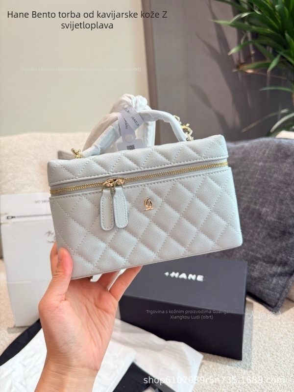 Jasmine box torba od praveće kože s quilt uzorkom, kvadratnog oblika, zatvarač na zip, jedna remenica, poliester podstava, horizontalni kvadratni oblik, jesen 2025 izlazak