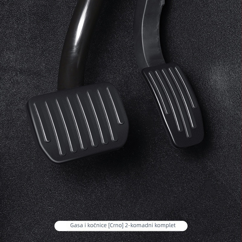 Pokrov zaštite od aluminijske legure za papučice gasa i kočnice za Tesla Model 3/Y, 2019–2023, automatski mjenjač