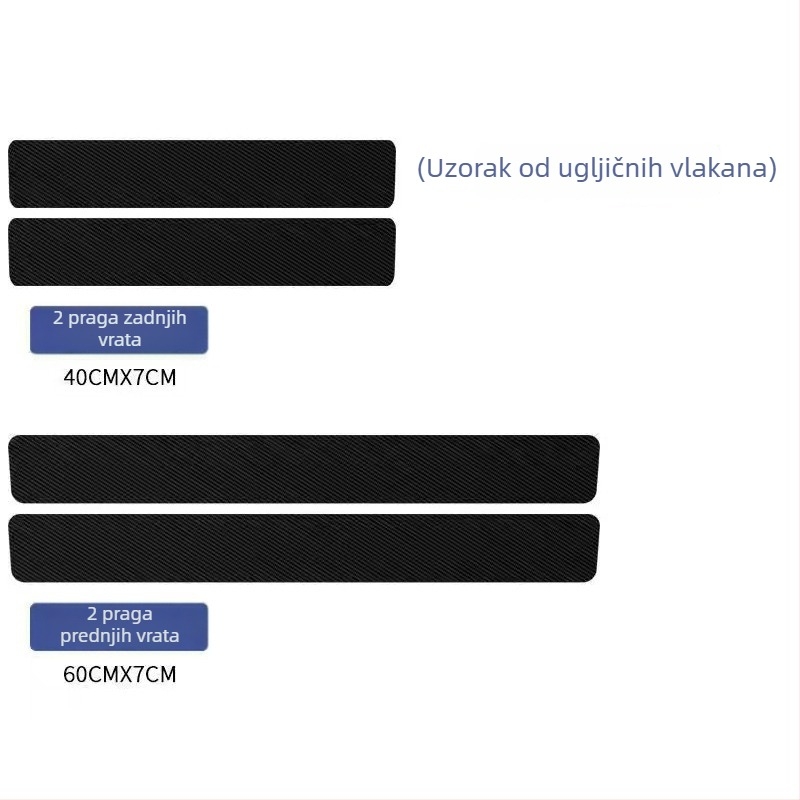 PVC protiv sudara prag automobila, model TZ009+TZ010, prilagodba dostupna