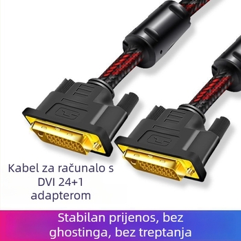 Baidatong DVI kabel – bakreni vodič, prilagođena duljina, DVI sučelje, adapter kabel
