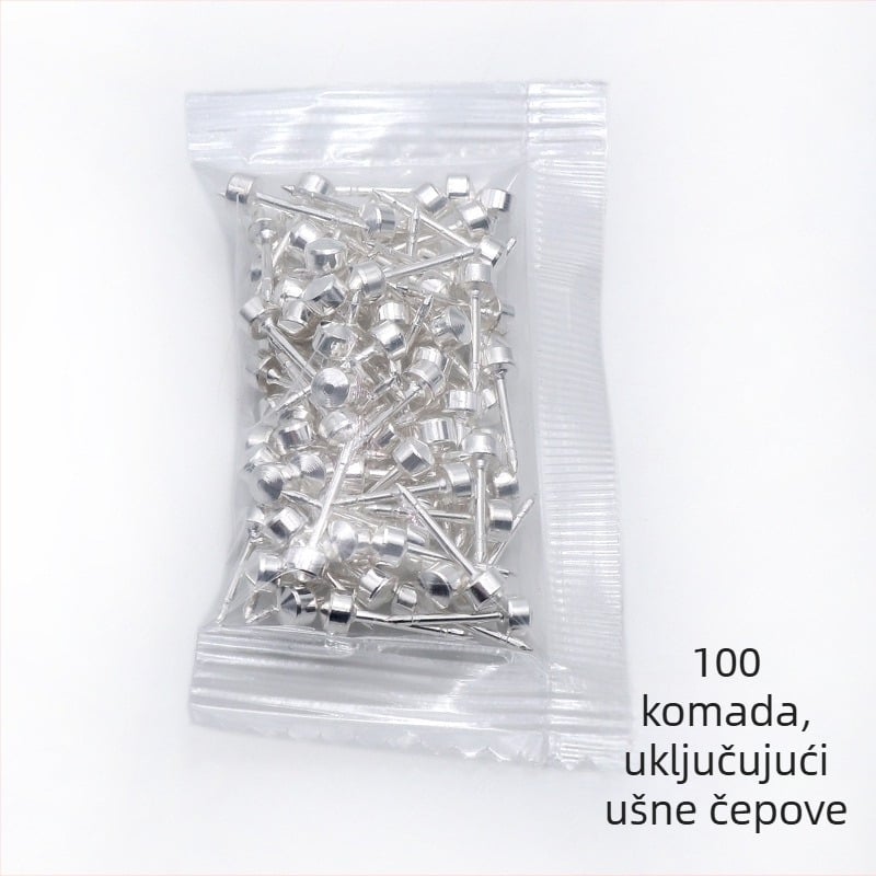 Naušnice za piercing s postrebranim premazom, nehrđajući čavao, stil životinja/zodijak, naušnice
