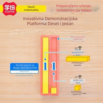 9531 Demonstracijski alat za učenje matematike za prvi razred: sastav brojeva i količina
