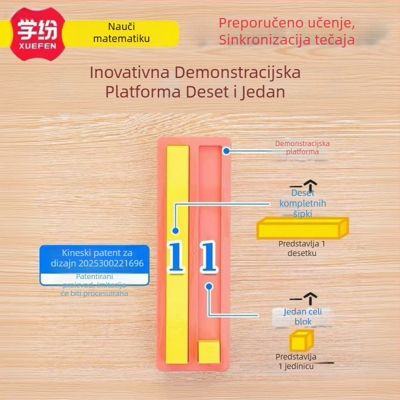 9531 Demonstracijski alat za učenje matematike za prvi razred: sastav brojeva i količina