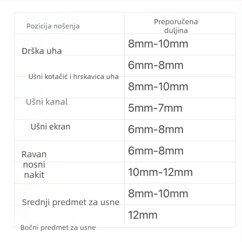 Naušnice od F136 titanija, dijamantno postavljene, geometrijski oblik, Xingxin