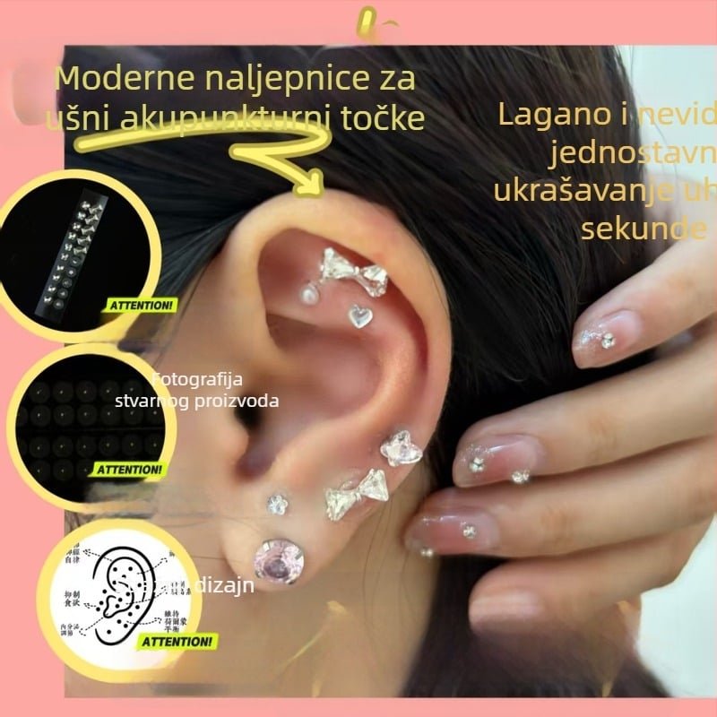 Naušnice u obliku luka od legure, gravirane, ušne igle od nehrđajućeg čelika, originalni dizajn