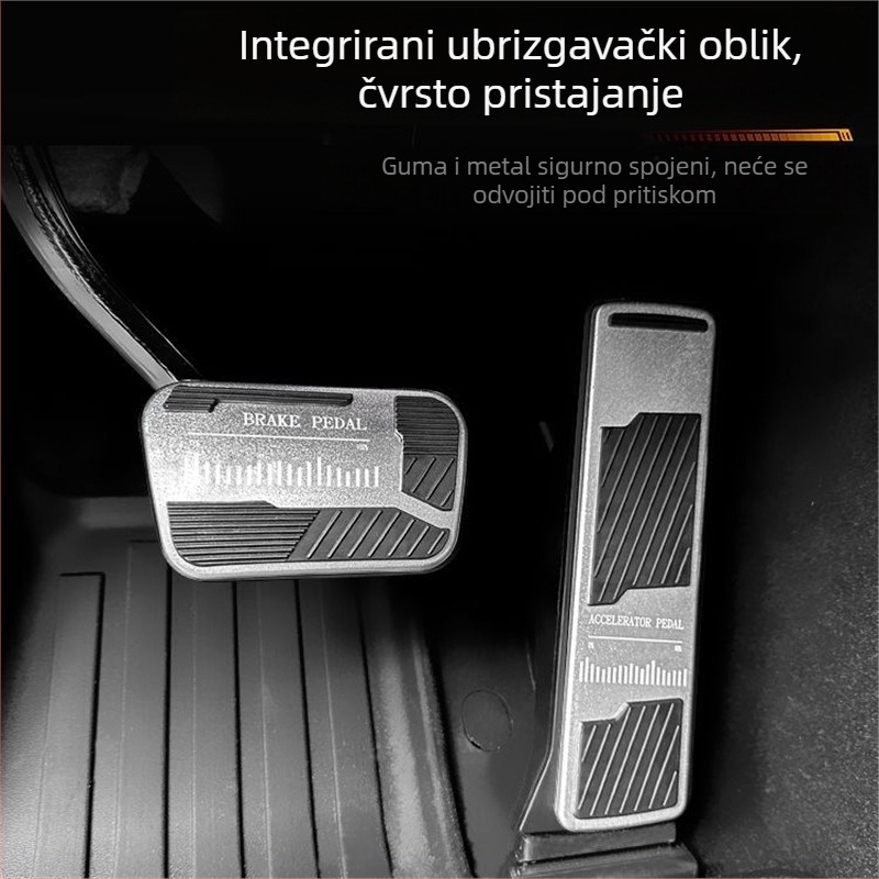 Zaštitni poklopac pedale gasa i kočnice za Xiaomi su7, plastika, mogućnost prilagodbe, kompatibilan s modelom 2024