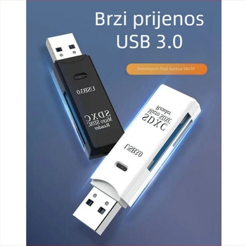USB 3.0 Čitač kartica SD/TF – vanjska instalacija, 10 g, Model XCF-DKQ-002