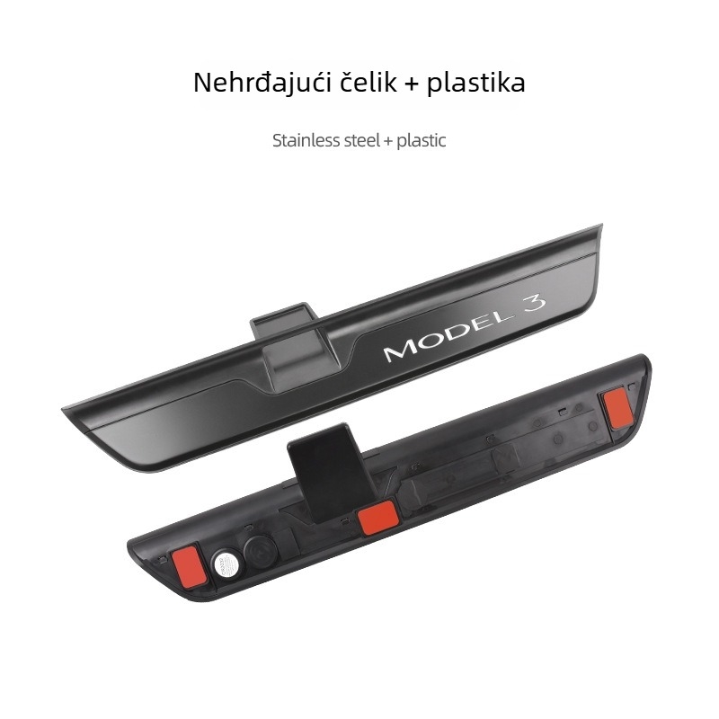 Tesla Model 3 Magnetni senzor od nehrđajućeg čelika – prag vrata i pedala dobrodošlice (Materijal: Nehrđajući čelik; Model: Tesla Model 3 Obnovljena verzija; Transmisija: Automatska; Senzor: Magnetni)