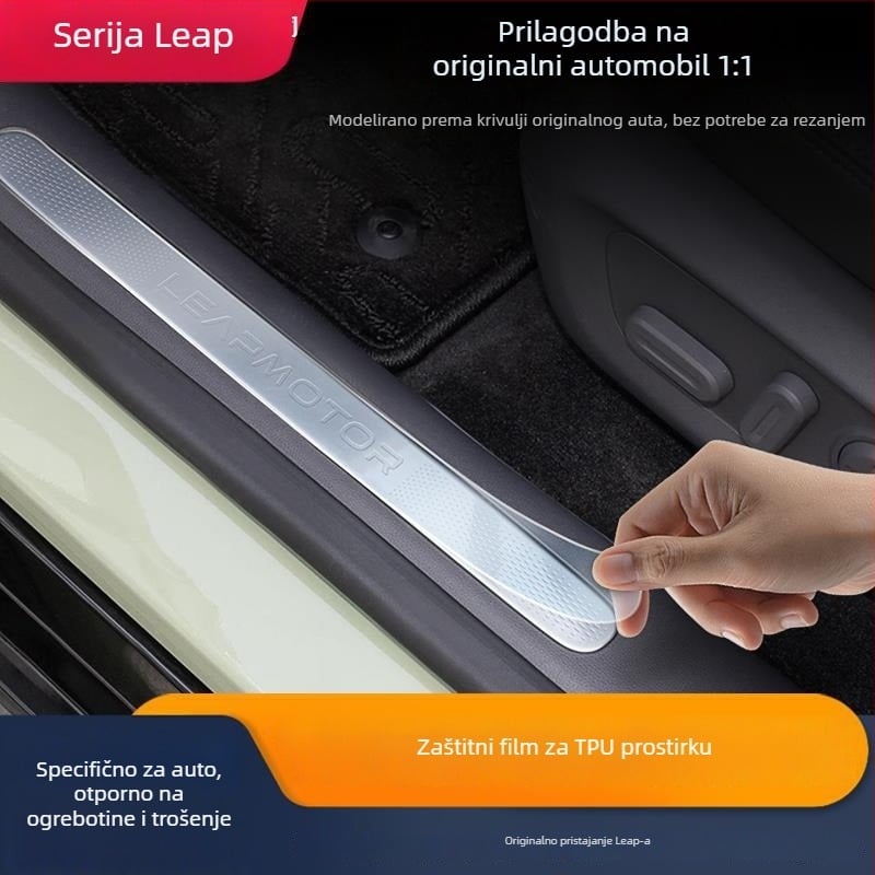TPU zaštitni film za pragove za Zero Run C11/C01/T03, prilagodljivo