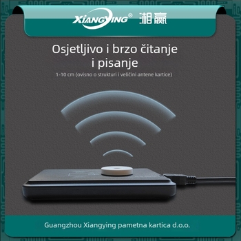 NFC čitač i pisač za NTAG213/215/216, 13,56 MHz, domet 3–10 cm, vrijeme čitanja 0,1 s