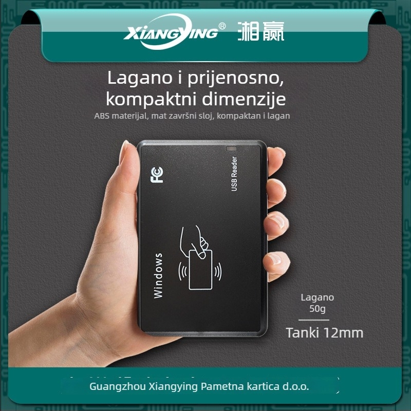 NFC čitač i pisač za NTAG213/215/216, 13,56 MHz, domet 3–10 cm, vrijeme čitanja 0,1 s