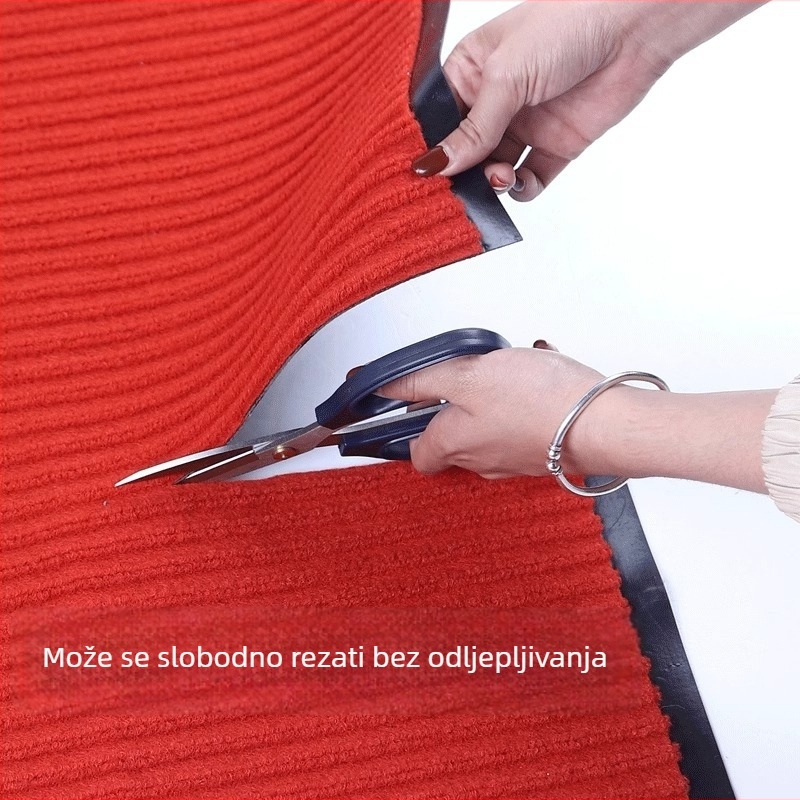 Ulazni tepih – PVC, kvadratni oblik, prugasti uzorak, za ulaz i komercijalne prostore, periva