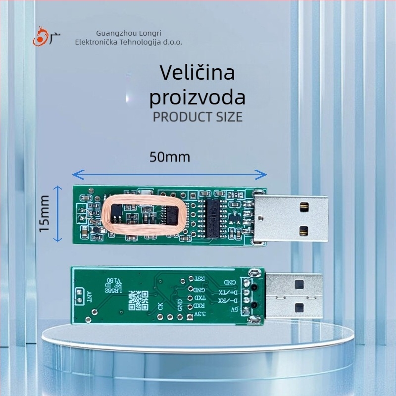 RFID čitač LR582 za EM4100 seriju, 125 kHz, domet čitanja 5, vrijeme čitanja 0,2 s