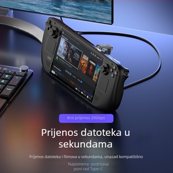 OTG adapter USB-C na USB 3.1 za Steam Deck, Huawei telefon, tablet i laptop – podrška USB flash disku i čitaču kartica